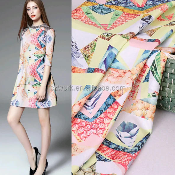 2017 Необычные дизайн печати ткань для одежды и платье