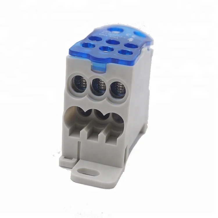 Однополярная распределительная коробка серии UKK на Din-рейку, распределительный блок питания, LW UKK-125