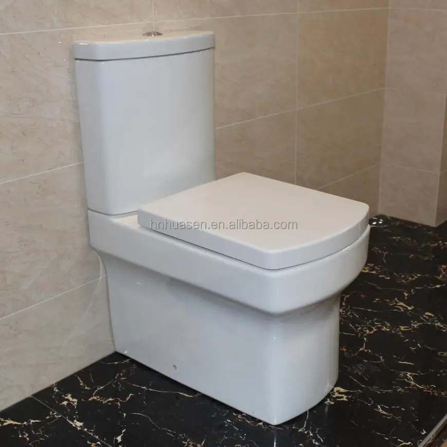 China Ceramic Sanitaryware Inodoro Square Toilette for Spain(HTT-1094)