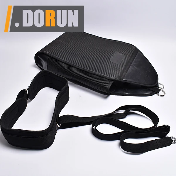 Adjustable Weight Sled Running Speed Training with Adjustable Strap, Sprinter Speed Training with 4 Weight Sandbags