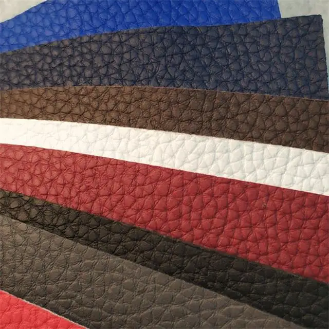 cheap price PVC Synthetic Leather cloth rexine stock lot