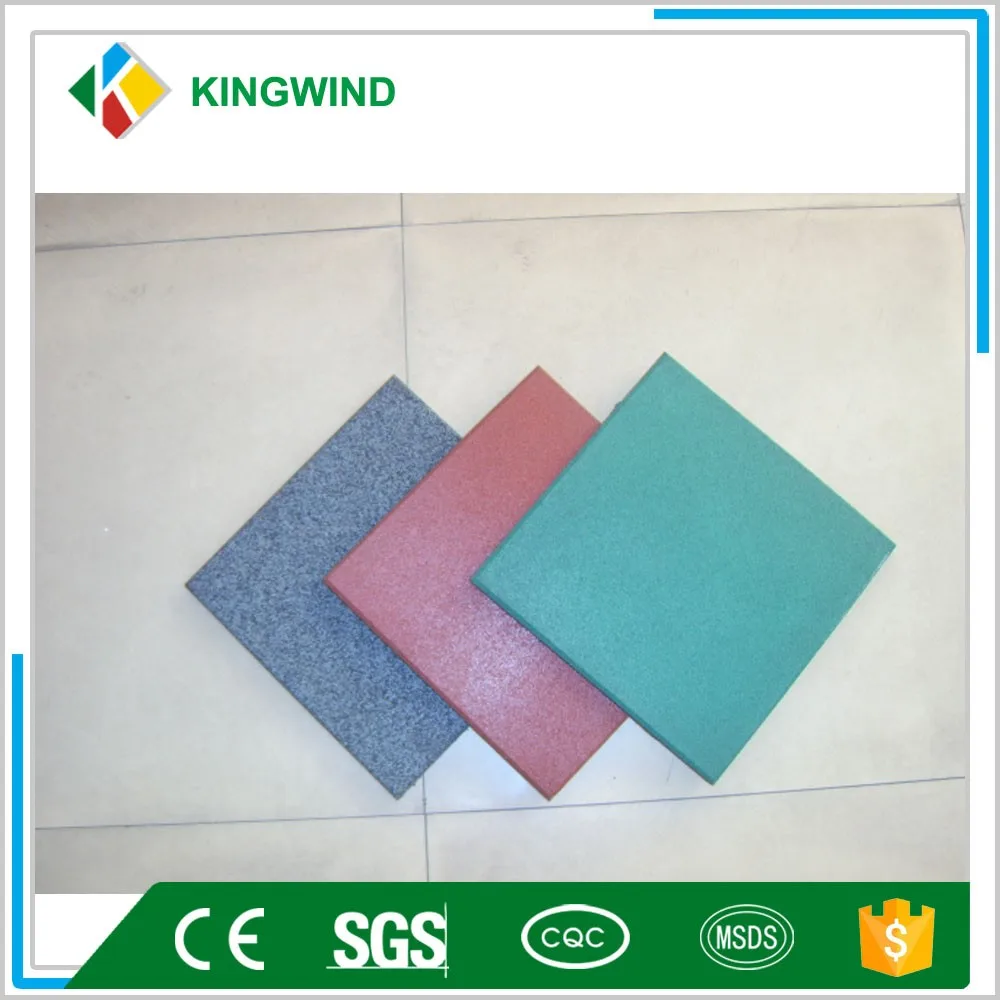 recycled tire flooring/ playground rubber tiles