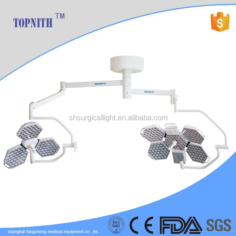 Shadowless LED ceiling operation lamp for operating room surgical light model SY02-LED3+3