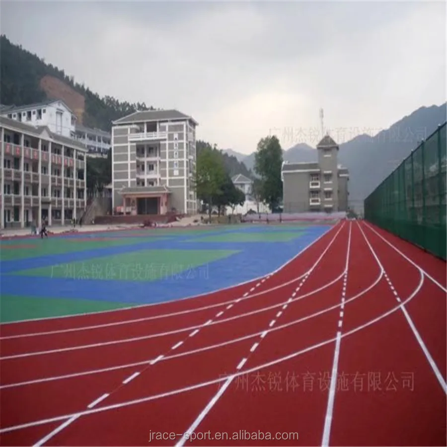 Professional 400 Meter synthetic Running rubber track carpet