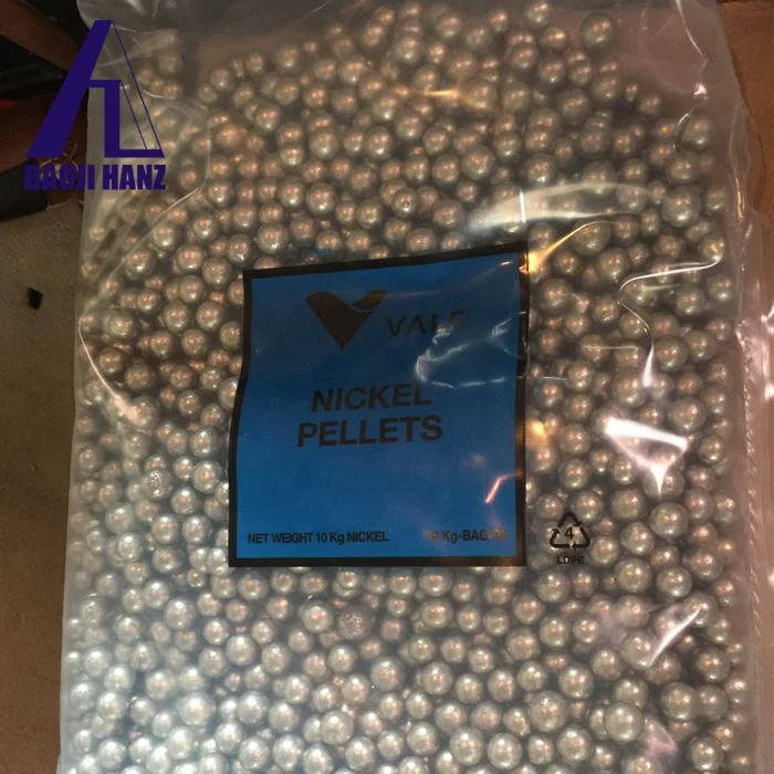 Sulfer content Nickel Pellets granules for metal catalyst