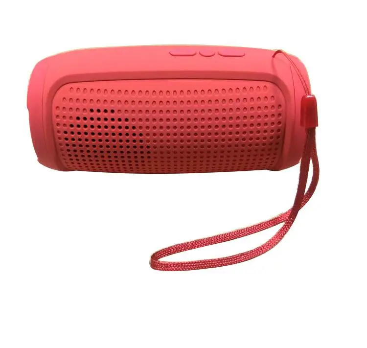 ABS new gift mini speaker wireless card U disk FM radio with lanyard FD-2 blutooth speaker active