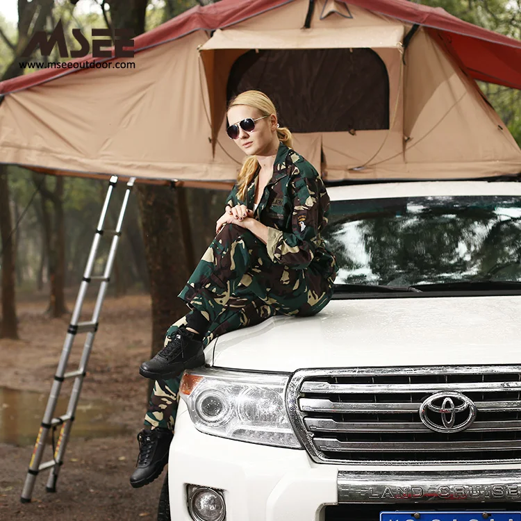 MSEE MS-CAR-4 outdoor product hard shell car roof top tent rooftop awning