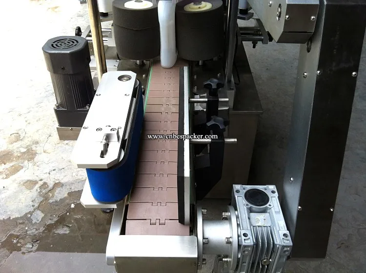 Автоматическая пэт бутылки квадратной бутылки двойная сторона наклейка этикеточная машина