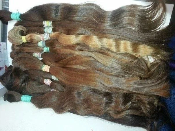 cheap price 100% unprocessed natural straight Russian bulk hair for wig making