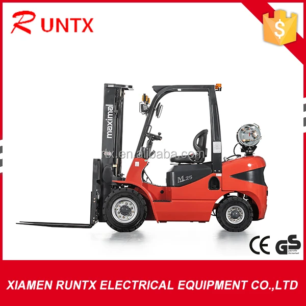 Максимальная гидравлические бензин 3 тонный вилочный погрузчик с коробки зажим