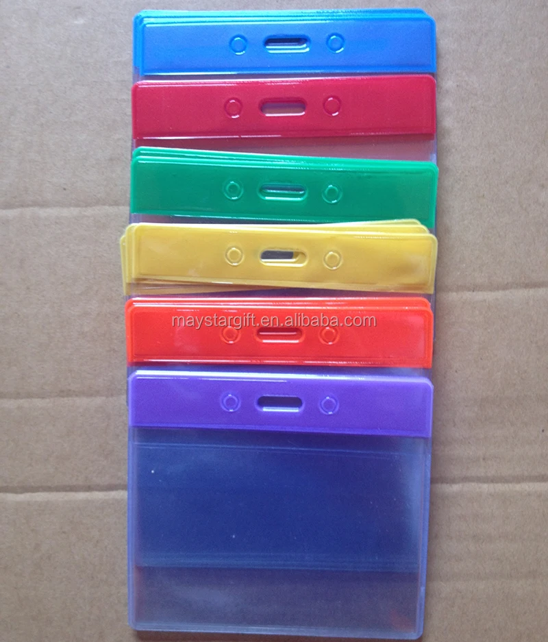 High Quality Hard Plastic ID Card Holder