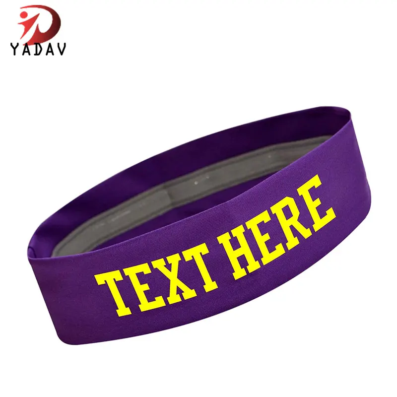 Design Your Own Headband NO SLIP SILICONE Stretch Headband With Your designer Custom Text