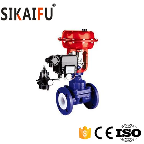 Pneumatic control valve without positioner on off type