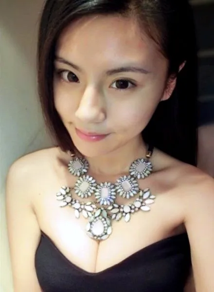 BlingBling xl00255 Cute Pink Vintage Statement Necklace for Girls Engagement Anniversary Black Link Chain Plastic Main Material