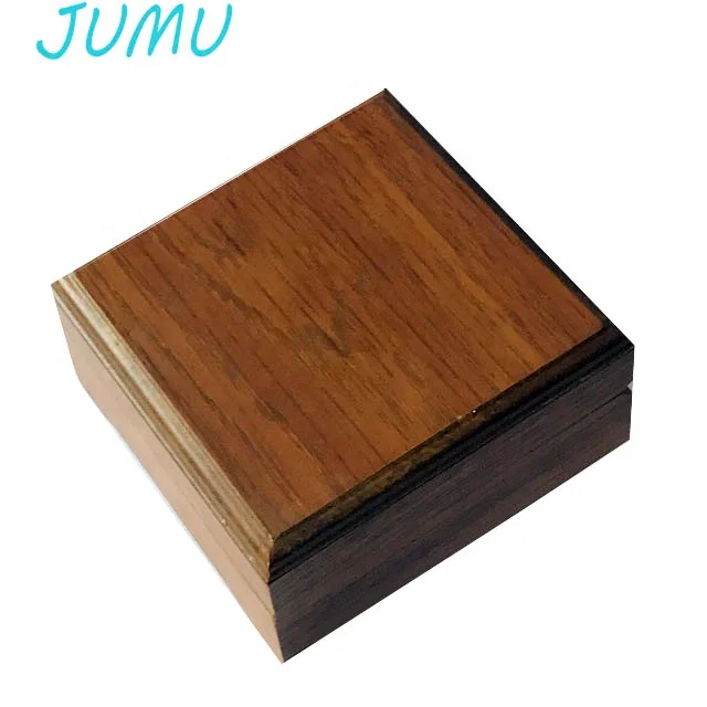 hot sale oka wood luxury wooden coin packaging box
