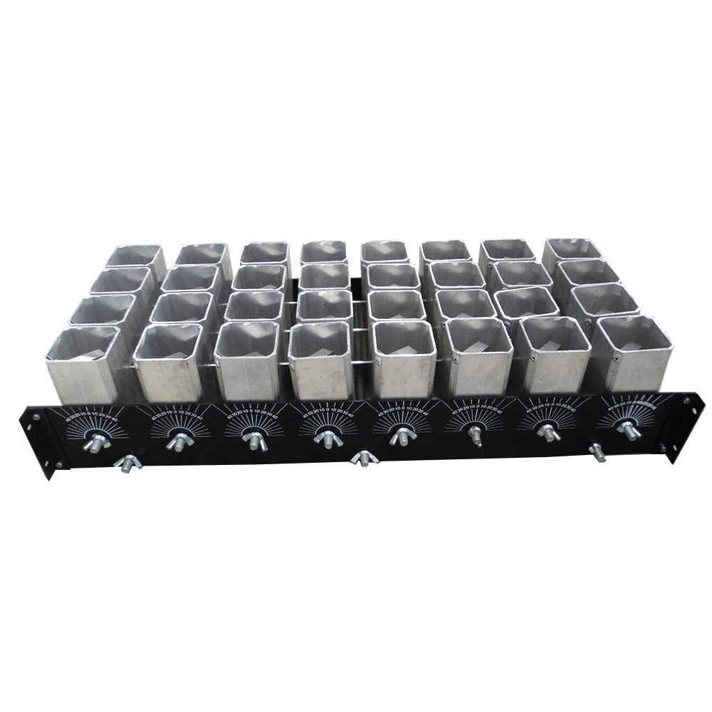 Stock 2 ' inch 32 single shots aluminium metal display fireworks racks