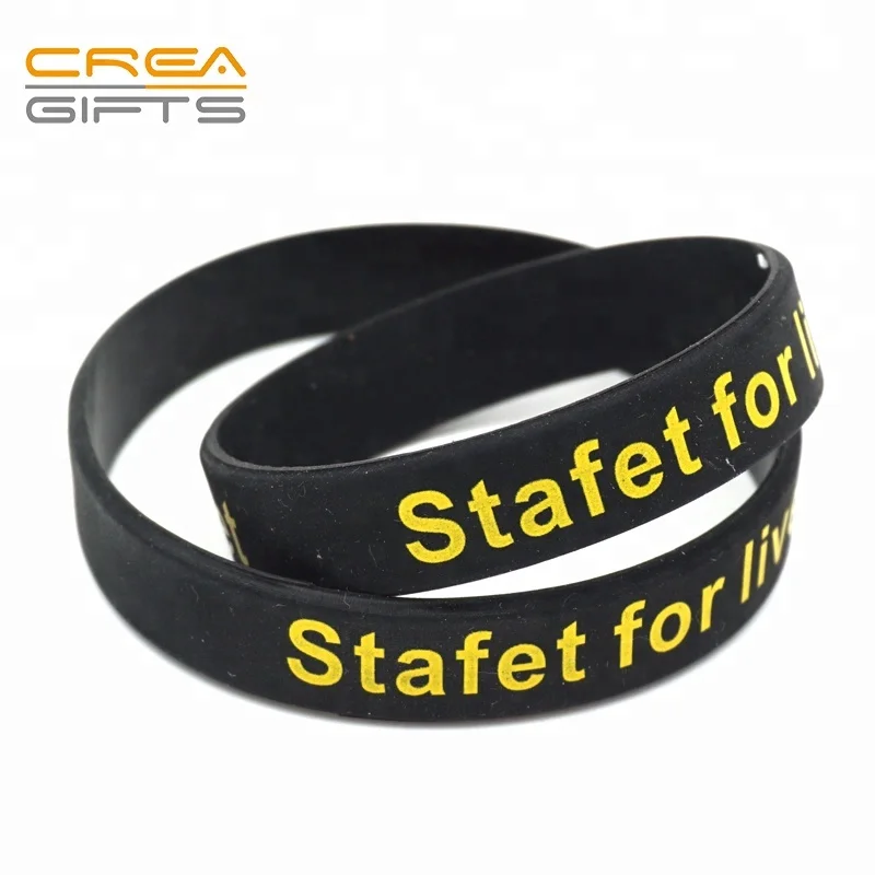 2024 Newest Custom Blank Event Imprinted Silicone Wristband For Promotion Bracelets Gifts