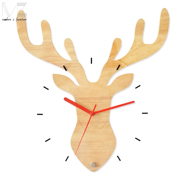 Оптовая продажа Современные фантазии декоративные животных дерево ремесло рамки голова оленя в форме настенные