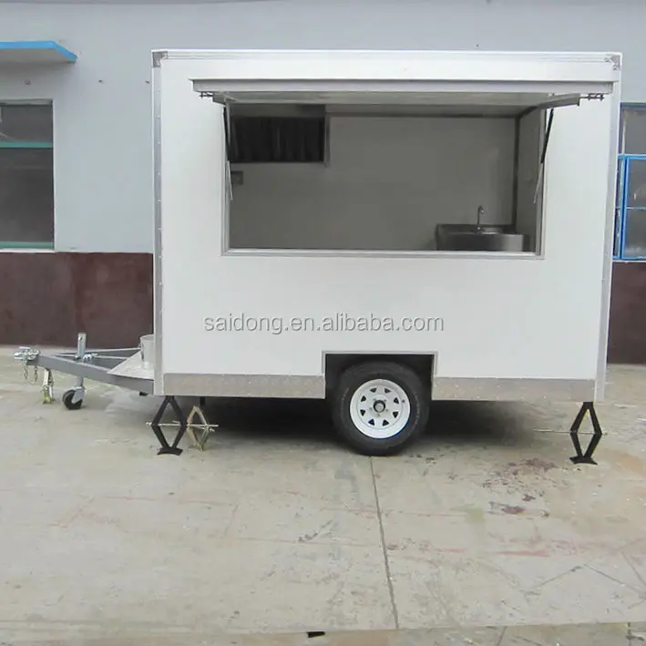 Newly design Mobile Electric catering trailer/hot dog cart for sale