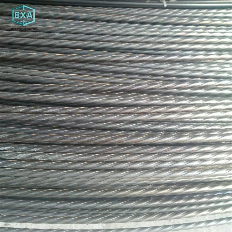 4mm 5mm 6mm 7mm 8mm high tension spiral surface 1670mpa low relaxation PC steel wire
