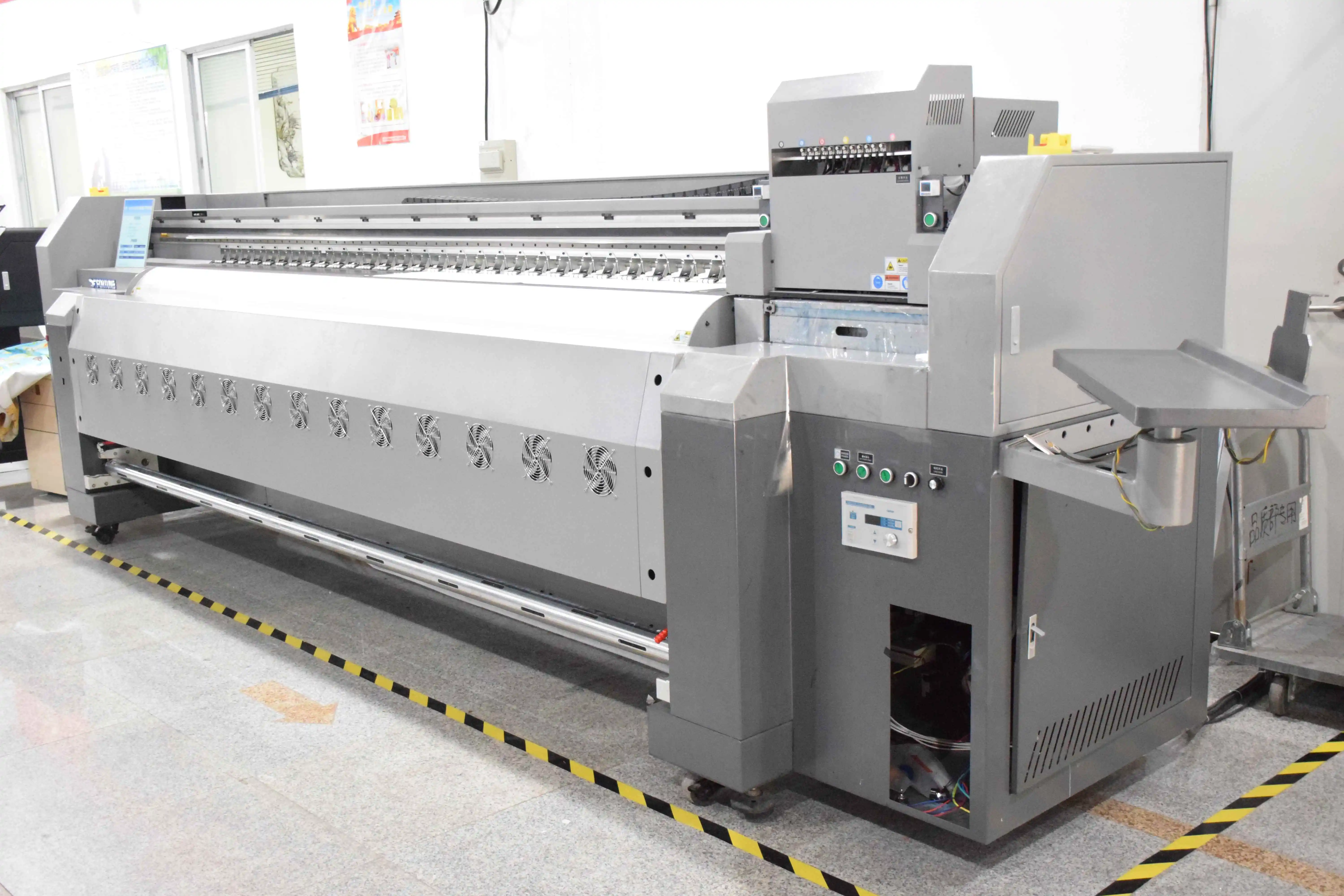 FORTUNE 10 feet  uv roll to roll printer varnish with 3d printing effect