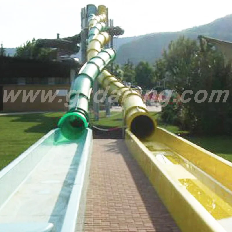 Water Slide Manufacturers China Twister Fiberglass Tall Water Park Equipment Slides For Sale