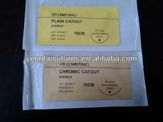 
Disposable All Types PGA PDS SILK NYLON Surgical Sutures thread 