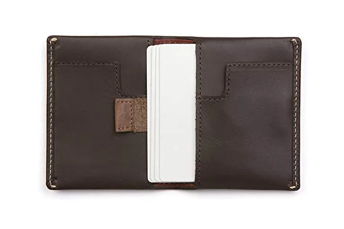 Best selling Men Wallet Genuine Leather wallet Slim Sleeve, slim leather wallet (Max. 12 cards and bills)