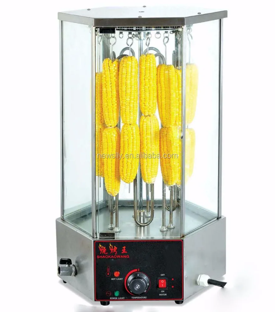 Electric roatary mutton string roaster kebab grill stainless steel corn roaster
