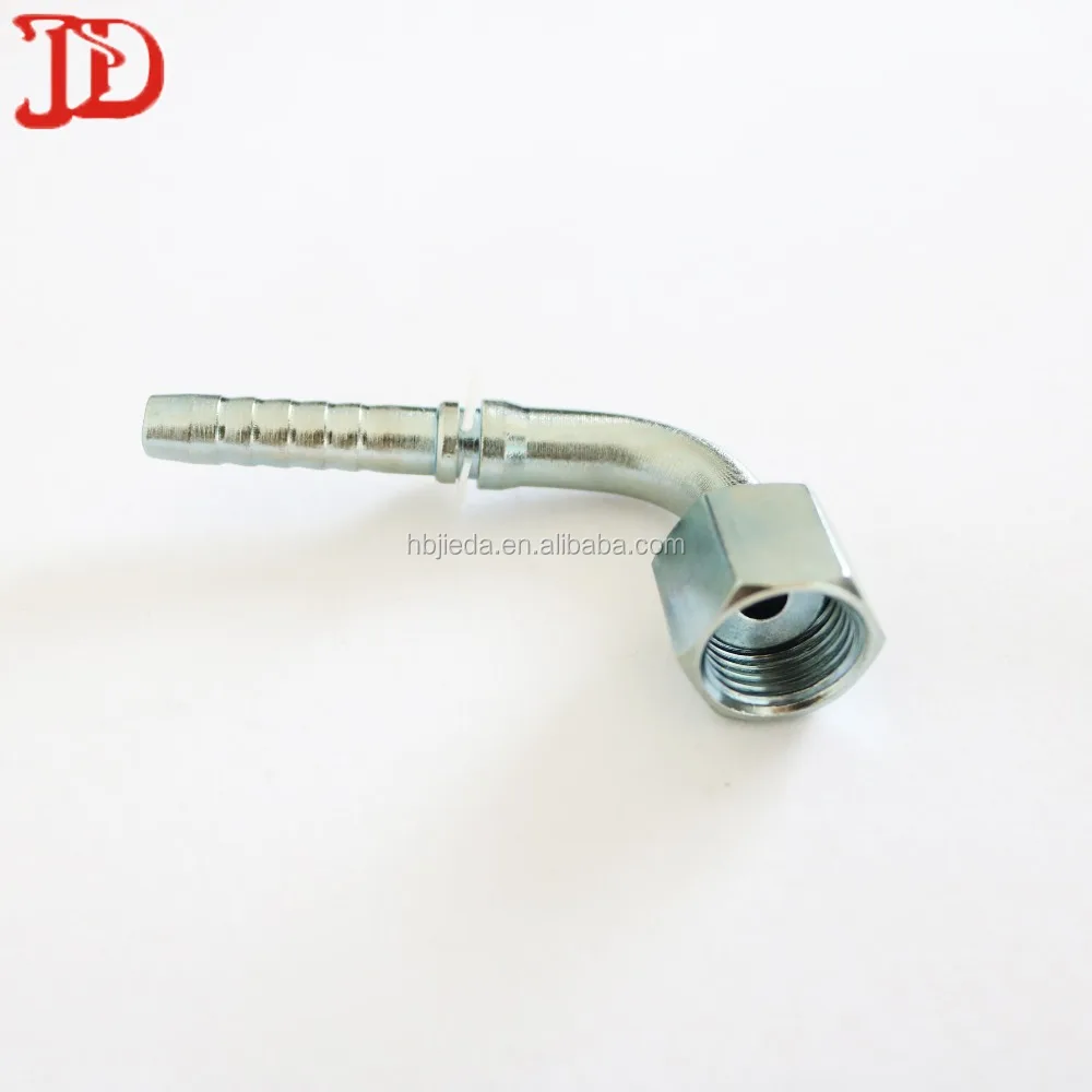 Высокая производительность углеродистой стали 90 градусов плоское сиденье метрики арматура трубки