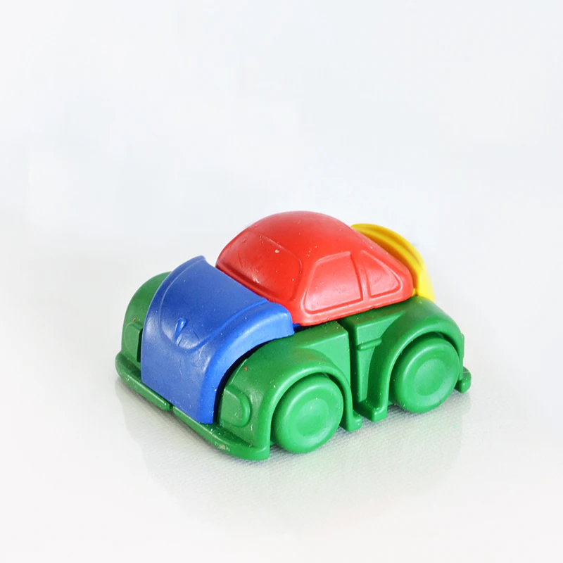 7 pieces 3D Car puzzle crayons for kids party favors