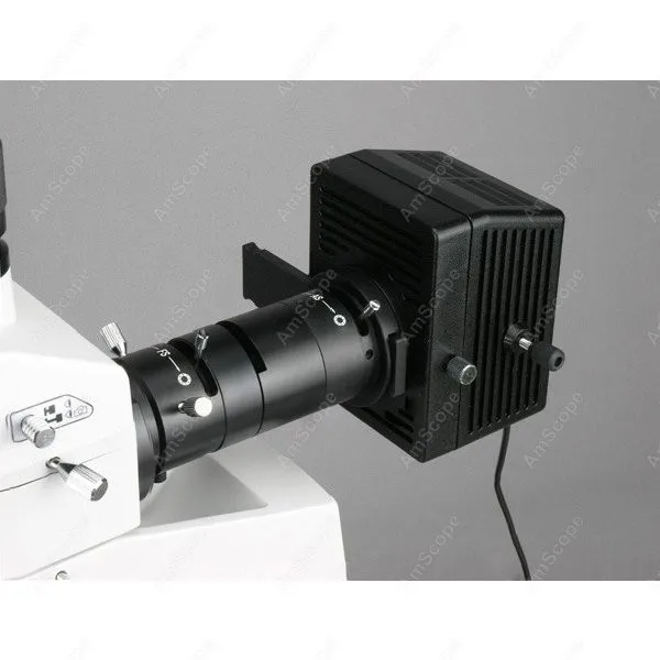 
AmScope Supplies 40X-2000X Polarizing Metallurgical Microscope w 2 Lights + 5MP Camera 