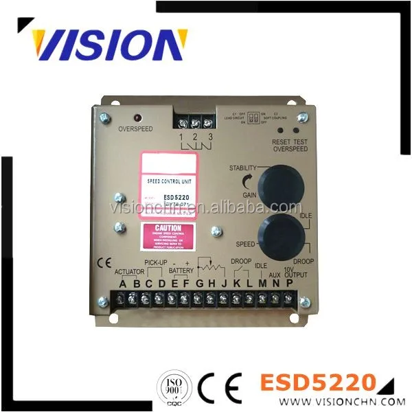 Engine speed control unit ESD5220