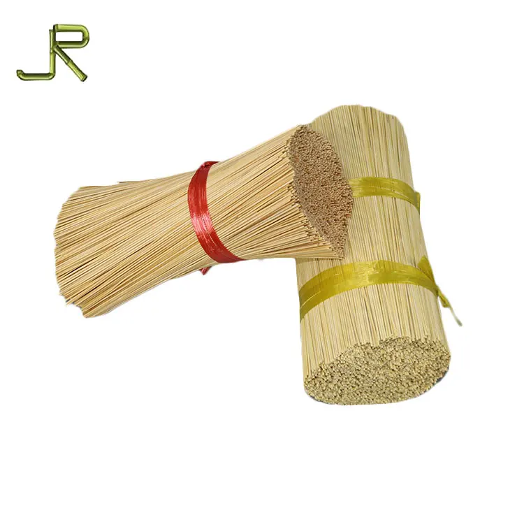 Wholesale Natural eco-friendly bbq 1.2~1.3mm thin bamboo sticks for incense