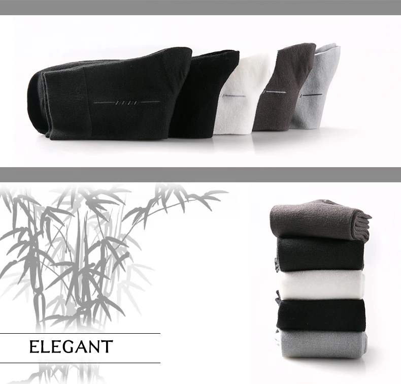 Wholesale custom logo diabetic Breathable socks anti odor black organic bamboo fiber socks vertical line deodorant crew socks