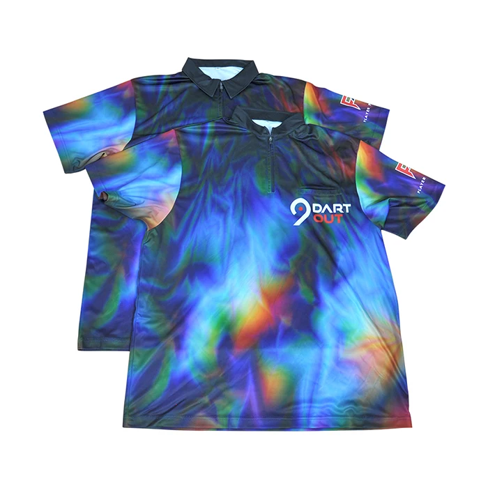 
Custom Made Bowling Shirts POLO Dart Jerseys With 100% Polyester 