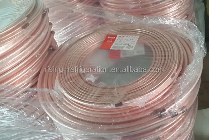 ASTM B280 soft temper refrigeration copper tube