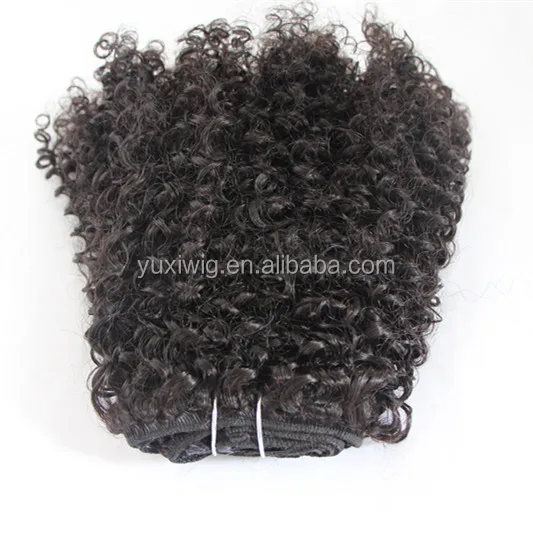 In stock 100% virgin human hair kinky curly clip ins, Best quality