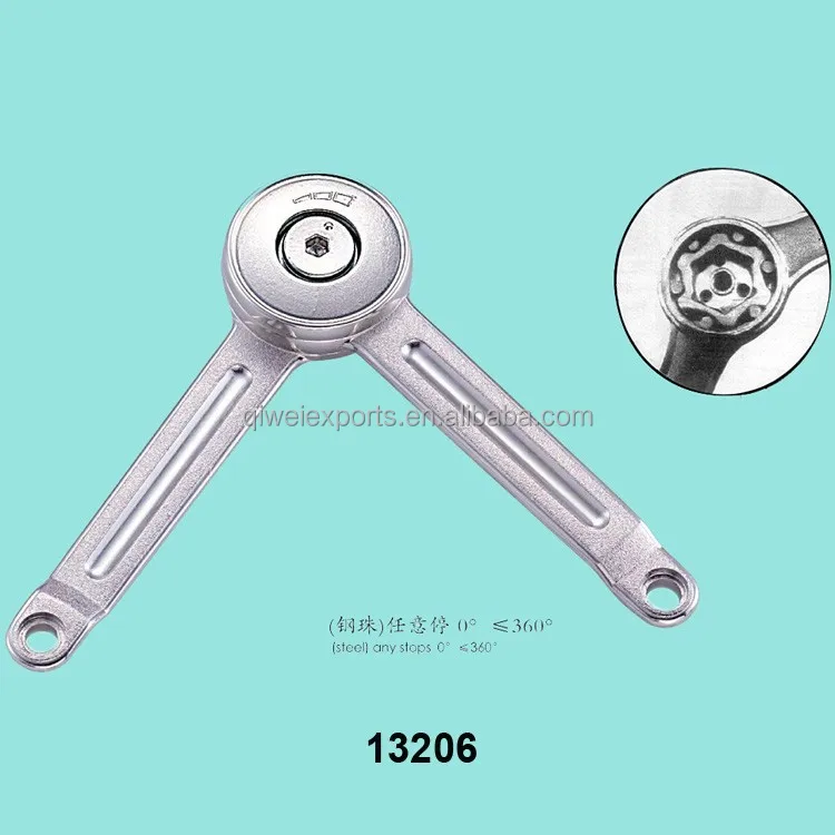 Arbitrary stops cabinet hinge with steel beads 13206