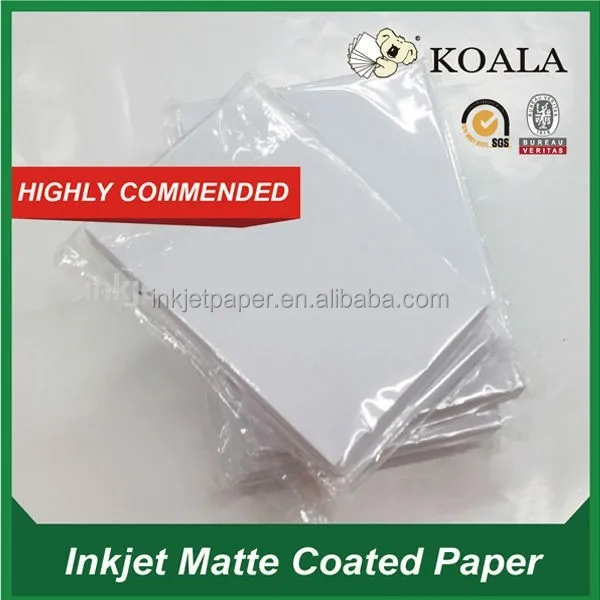 Двухсторонняя матовая бумага KOALA премиум-класса 120 г-300 г, матовая струйная бумага A4