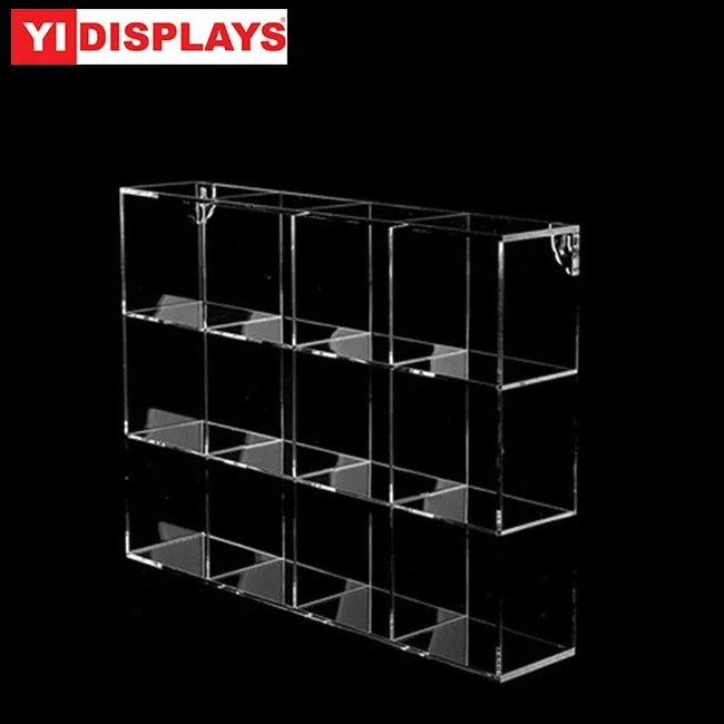 Настенный Прозрачный акриловый стеллаж для специй, органайзер, отсек, органайзер, витрина для мячей для гольфа