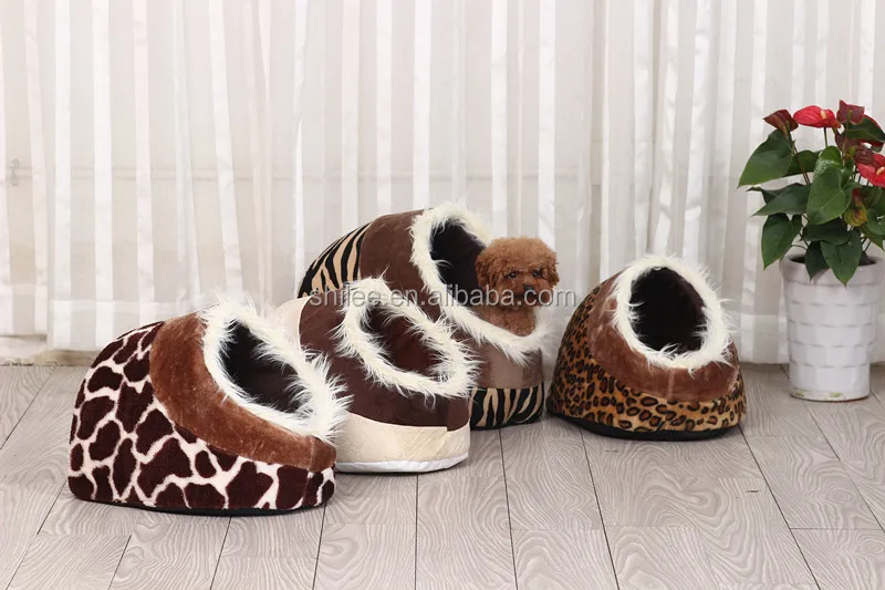 Luxury Round Fleece Cat Cushion/New Dog Cat Warm Fleece Winter Bed Igloo House Soft Luxury Basket For cat/dog house