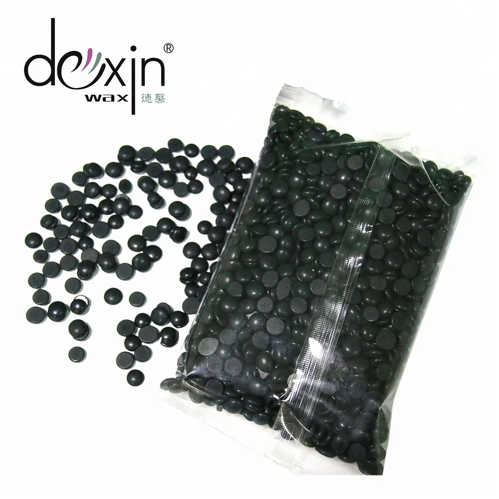 OEM Factory Black Hard Bead Wax 1000g Depilatory Wax Beans For Eyebrow & Nose Soft Hair Removal