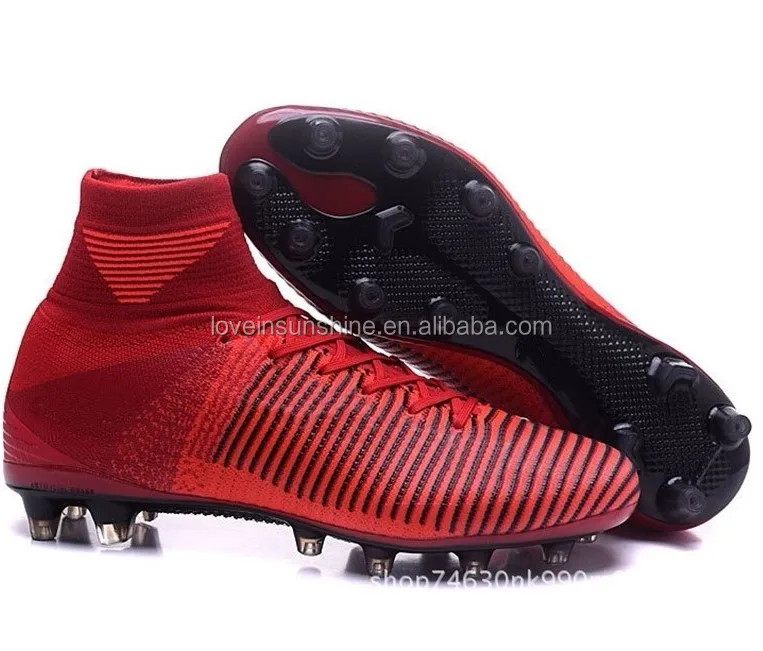 
inside and outside Hot Sale newest football cleats custom soccer boots fashion brand soccer Shoes 2018 and 2019 