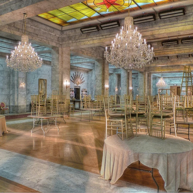 Decorative large hotel lobby project wedding chandelier decoration crystal outdoor lighting luxury lampadario cristallo lustre