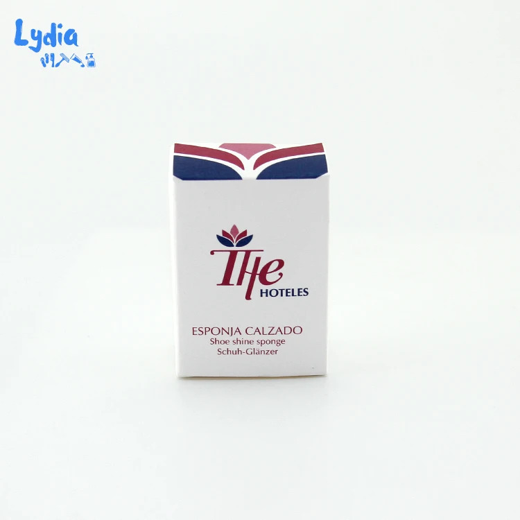 Hotel shoe shine sponge