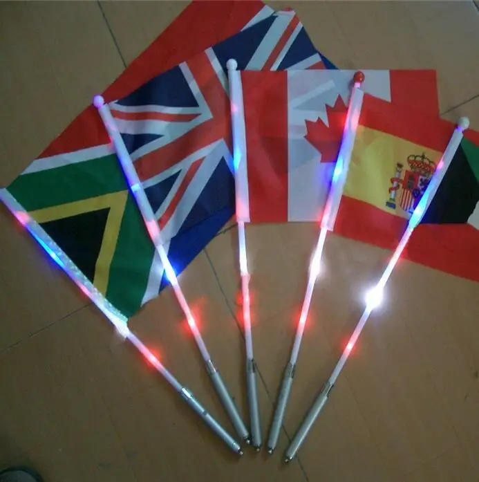 
Custom printed polyester mini hand held american USA flag for sale 