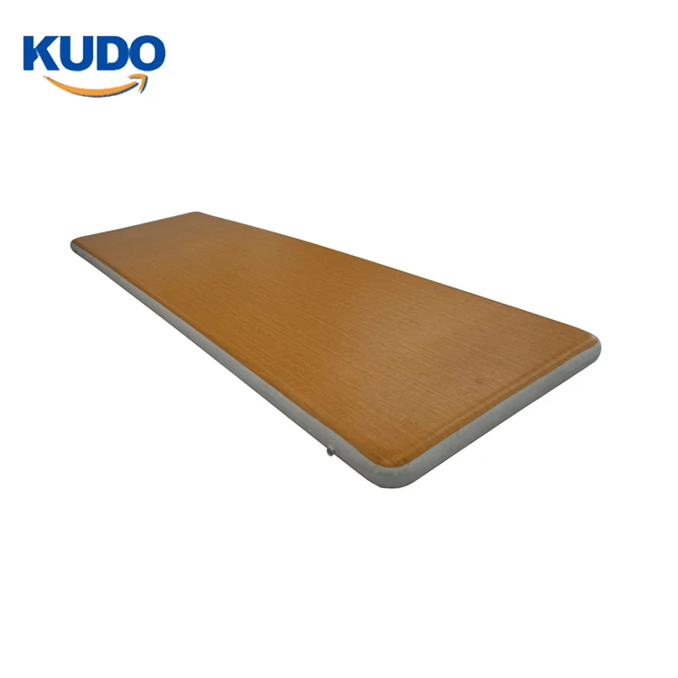 2019 оптовая продажа деревянные конструкции индивидуальные логотип падение стежка надувной воды плавающей док