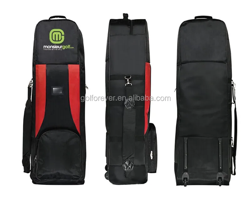 factory price golf travel bag cover with wheels