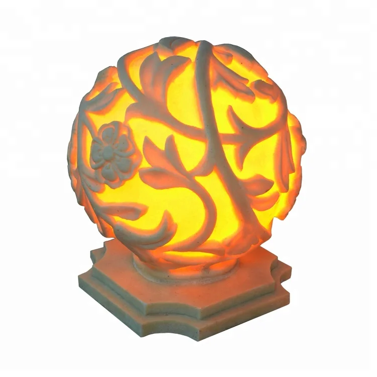 Round Shape Chrysanthemum Pattern Outdoor Decorative Ball Lamp Lantern